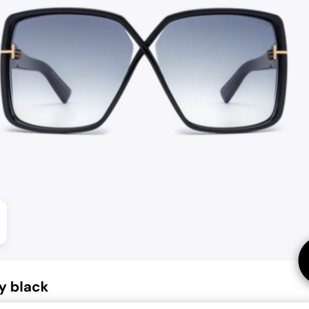 Tom Ford Oversized Black Sunglasses